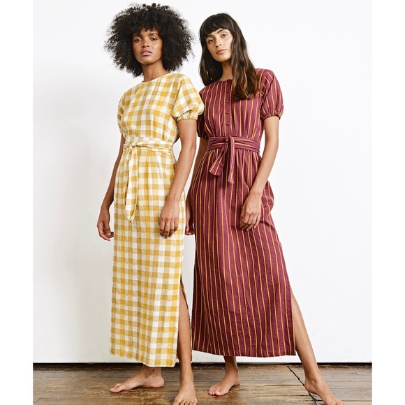 Ace & Jig Dresses & Skirts - *SOLD* Ace & Jig Georgie dress Fez yellow gingham